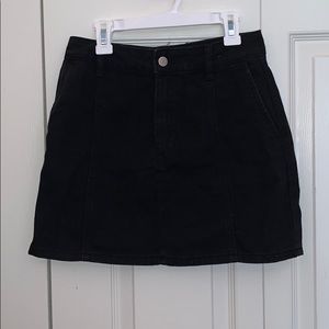 Forever 21 Black Denim Skirt